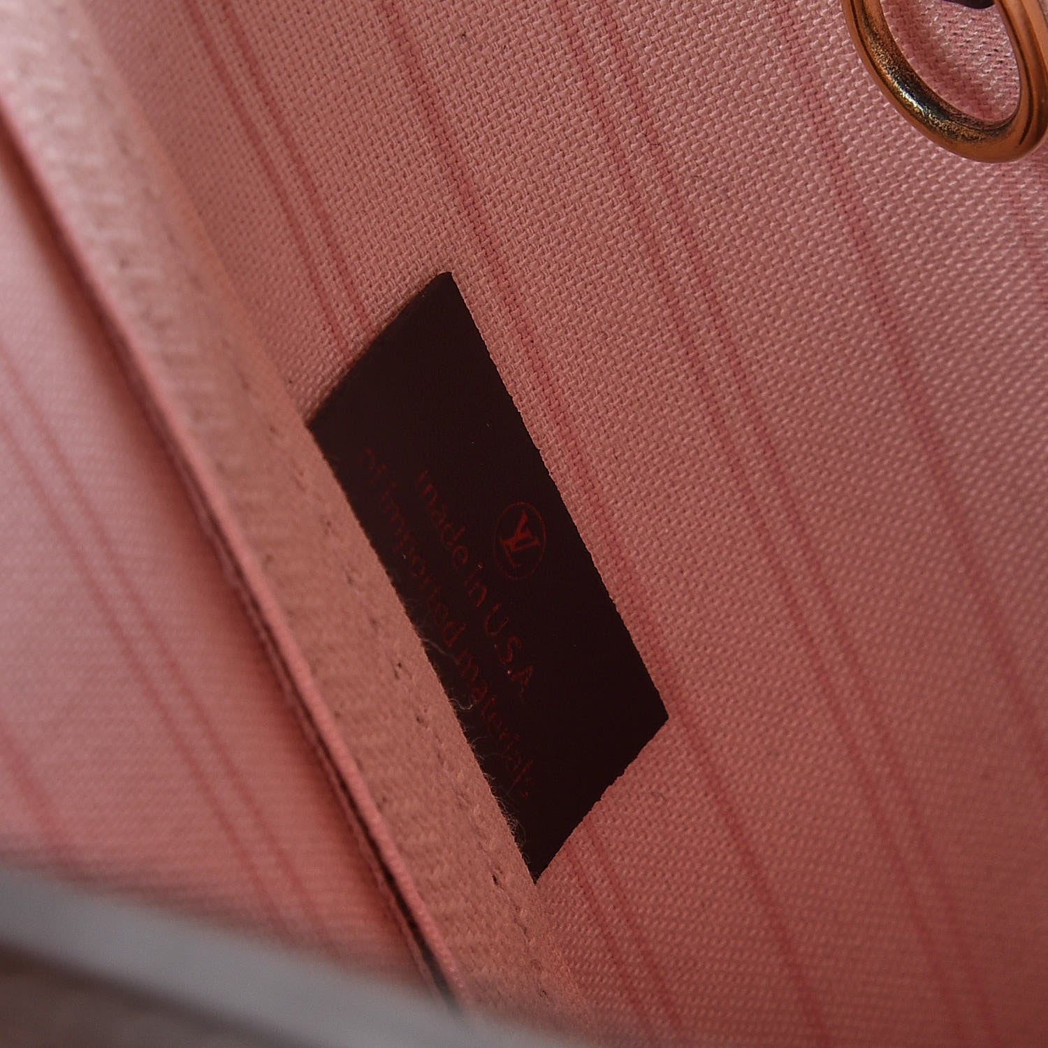 Louis Vuitton Damier Ebene Neo Neverfull MM Rose Ballerine 9 of 17