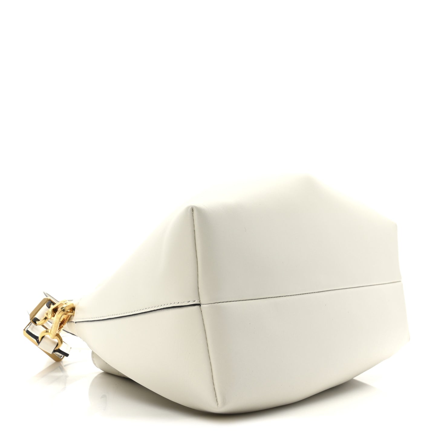 Calfskin Bon Bon East West Bucket Bag Latte
