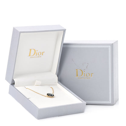 Christian Dior 18K Yellow Gold Diamond Black Onyx Mother of Pearl Rose Celeste Bracelet 8 of 8