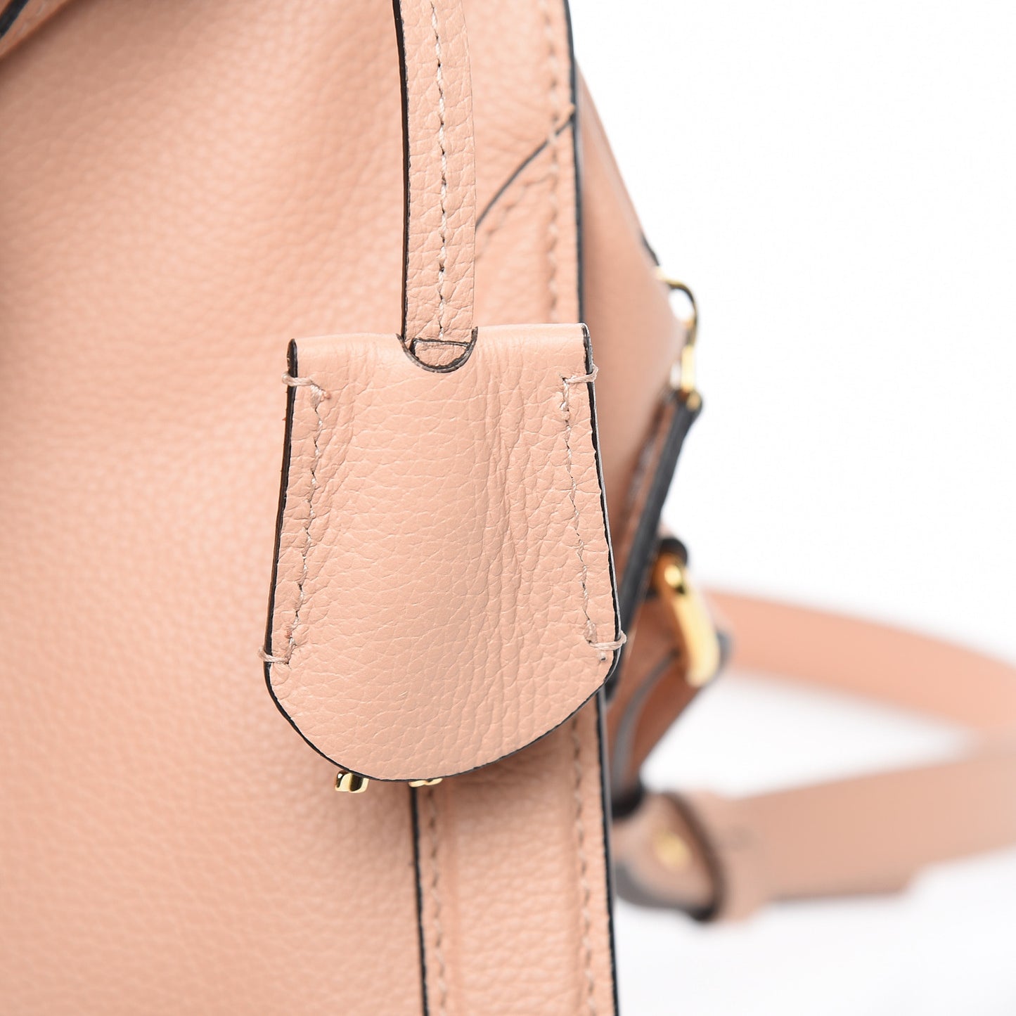 Pebbled Calfskin Small Skull Padlock Zip Around Tote Boudoir