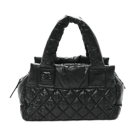 Chanel Nylon Coco Cocoon Zipped Tote Black 1 of 12