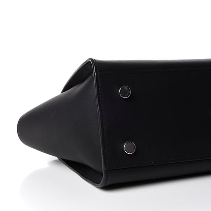 Saint Laurent Smooth Calfskin Baby Monogram Downtown Cabas Black 6 of 11