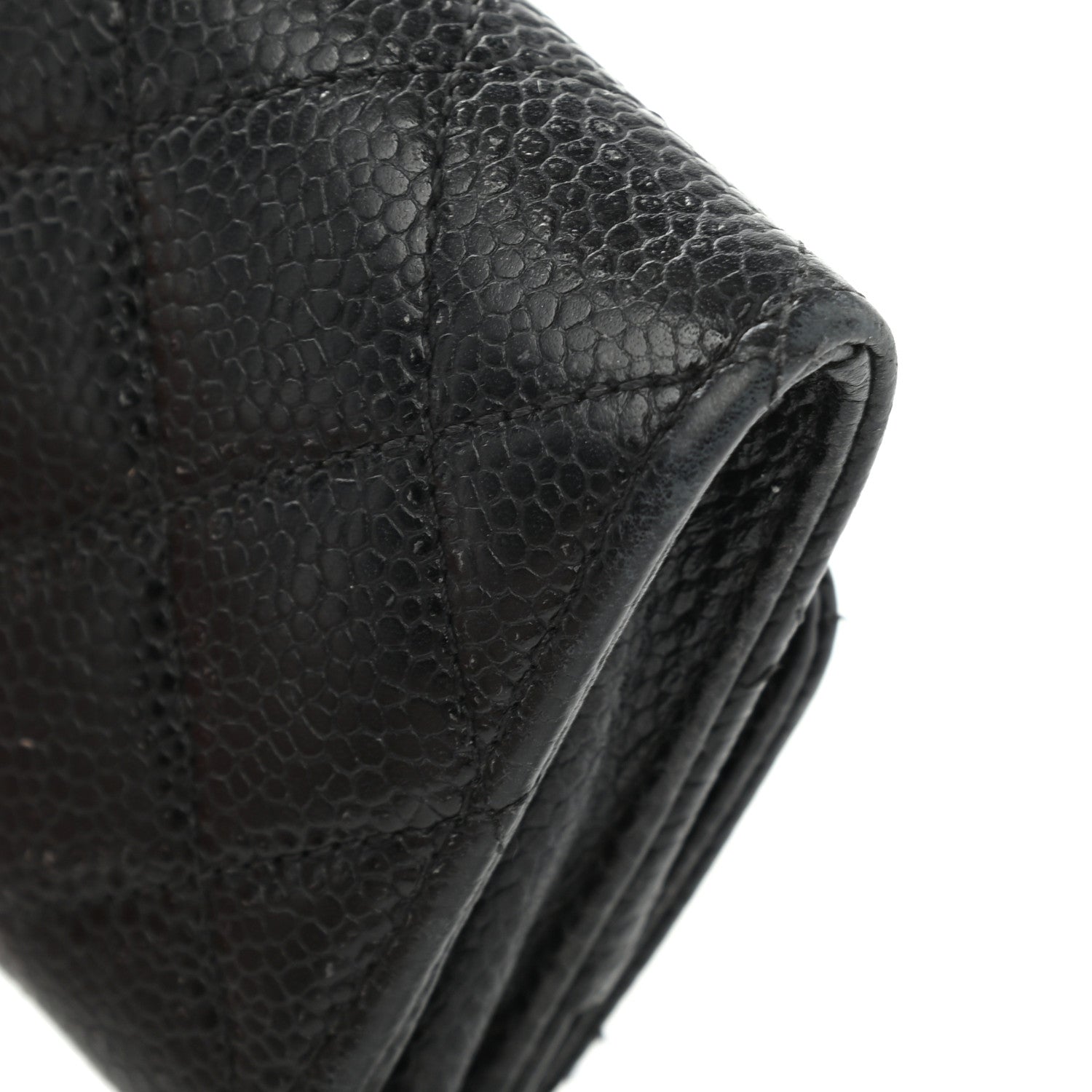 Chanel Caviar Quilted Flap Card Holder Black 16 of 17
