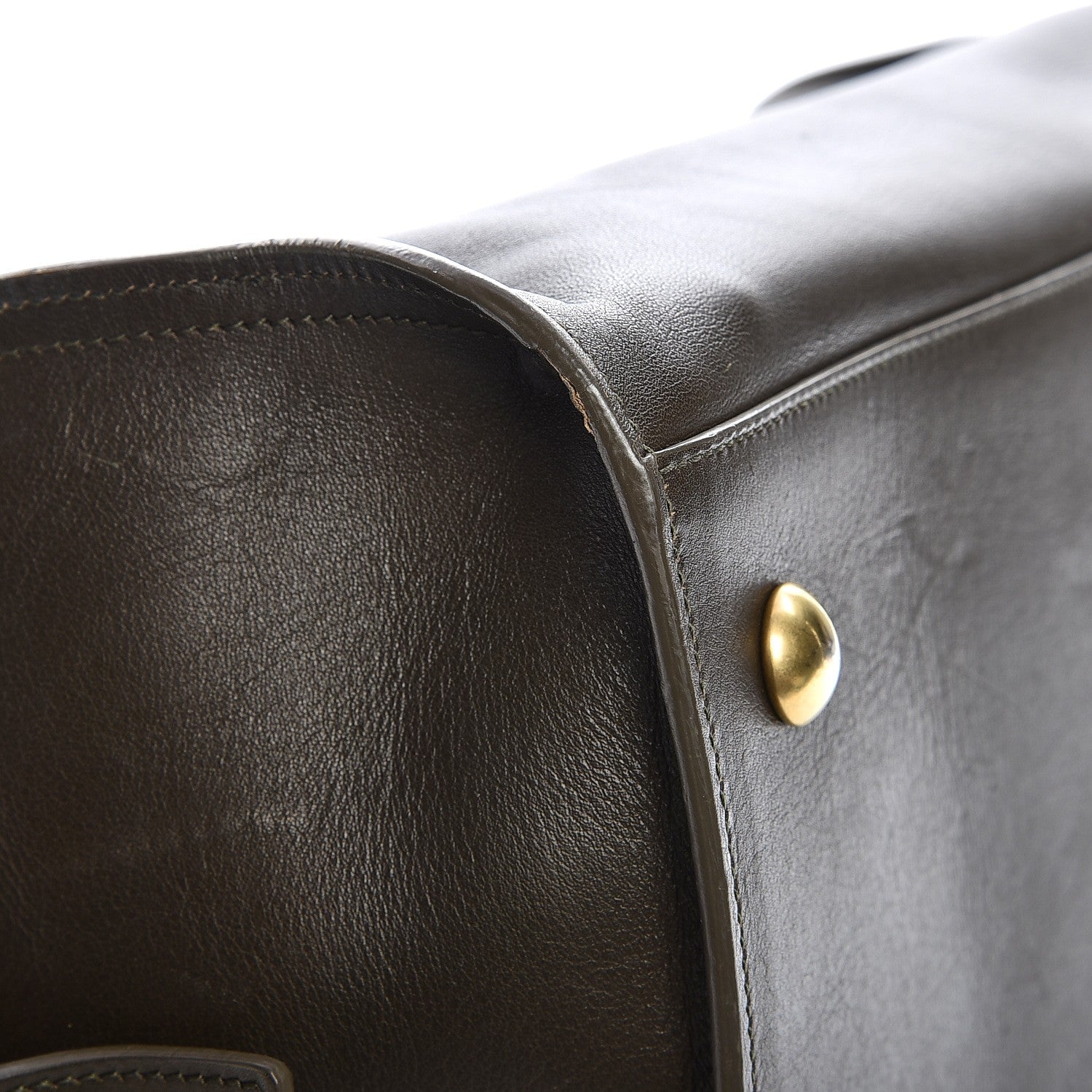 Saint Laurent Calfskin Medium Classic Y Cabas Earth 9 of 13