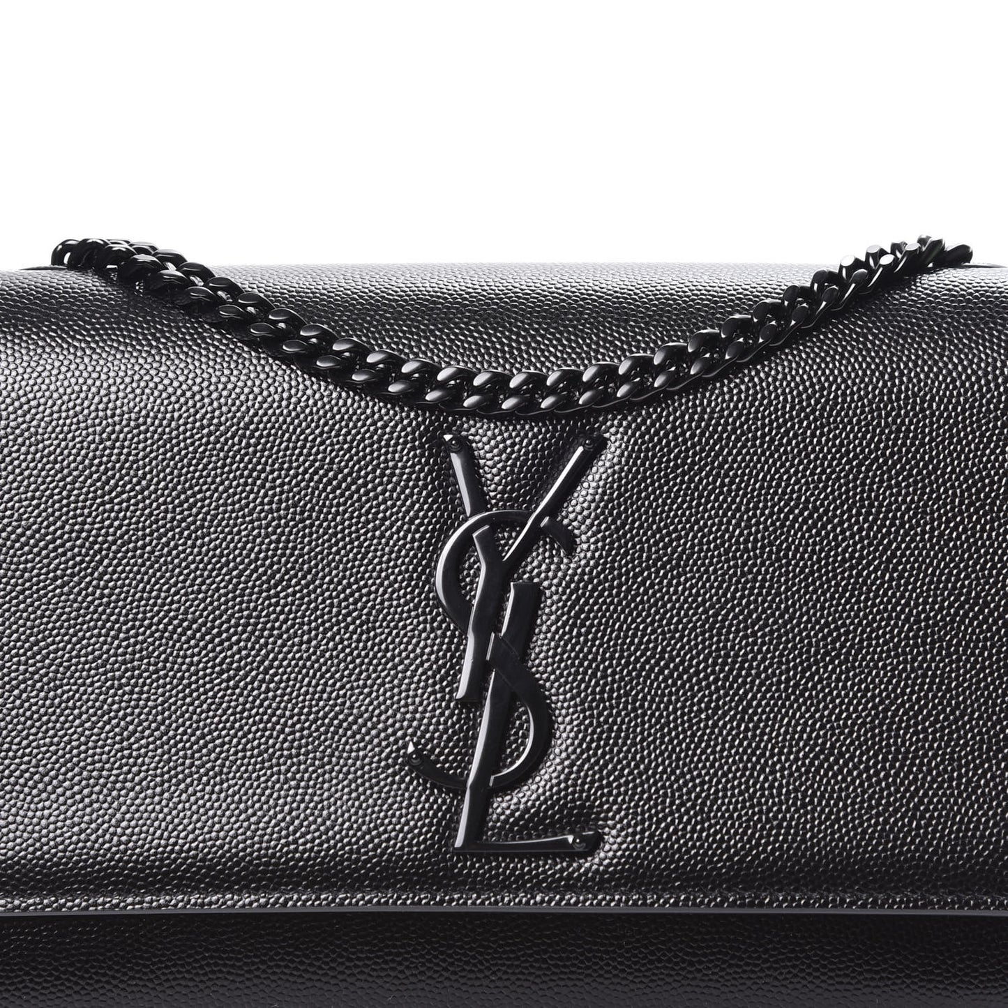Grain De Poudre Small Monogram Kate Satchel Black