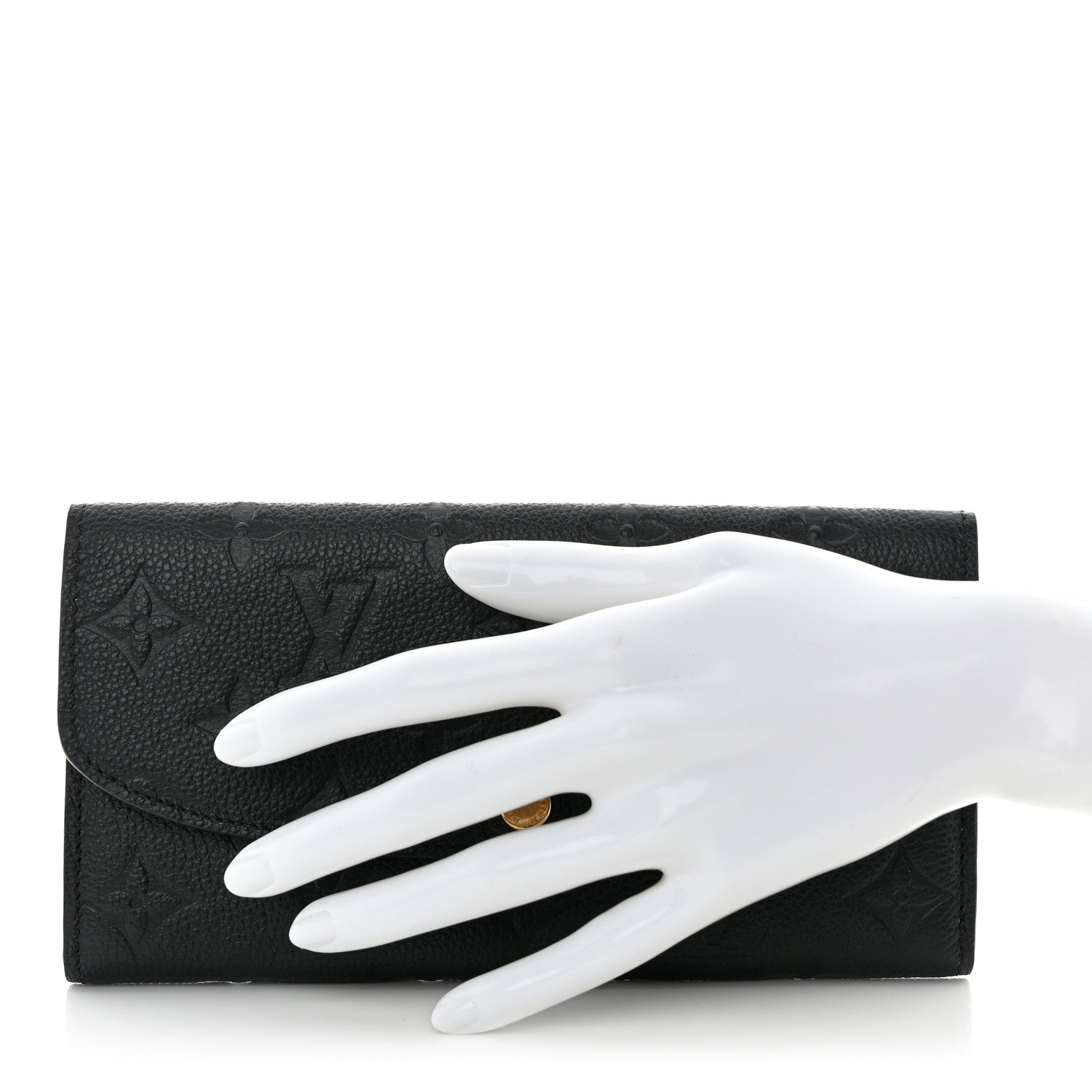 Louis Vuitton Empreinte Emilie Wallet Black Dune 2 of 8