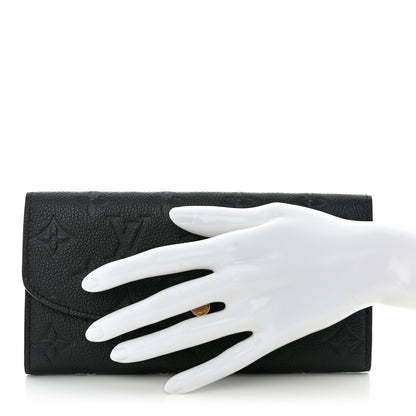 Louis Vuitton Empreinte Emilie Wallet Black Dune 2 of 8