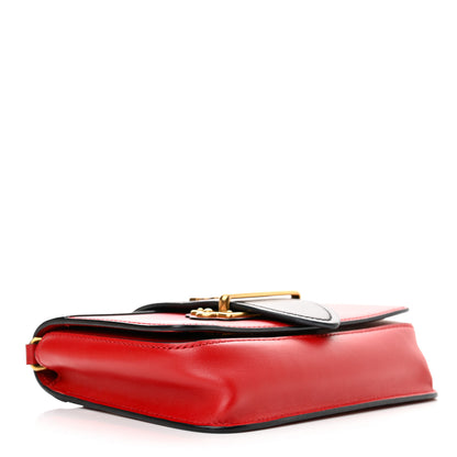 Prada Saffiano City Calf Cahier Belt Bag Fuoco Black 4 of 14