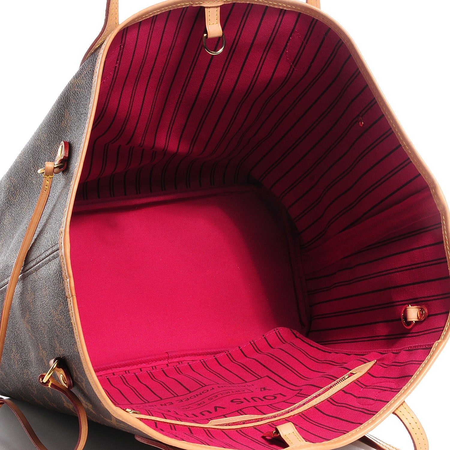 Louis Vuitton Monogram Neo Neverfull MM Fuchsia 5 of 7