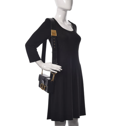 Christian Dior Crackled Lambskin 30 Montaigne Box Bag Black 2 of 13