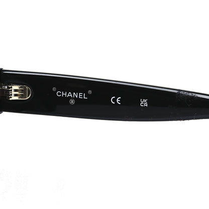 Chanel Acetate Square Sunglasses 71505-A Black Grey 6 of 10