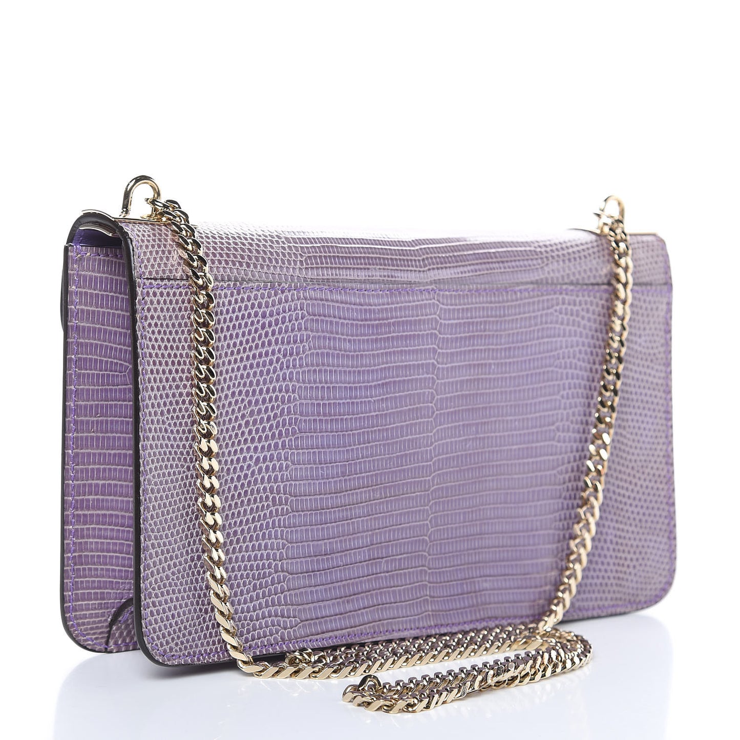 Lizard 1973 Chain Shoulder Bag Purple