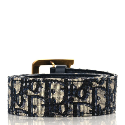 Christian Dior Oblique Diorquake Belt 75 Blue Multi 3 of 7