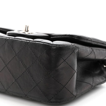 Chanel Lambskin Quilted Mini Square Flap Black 9 of 10