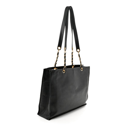 Chanel Caviar CC Shopper Tote Black 3 of 12