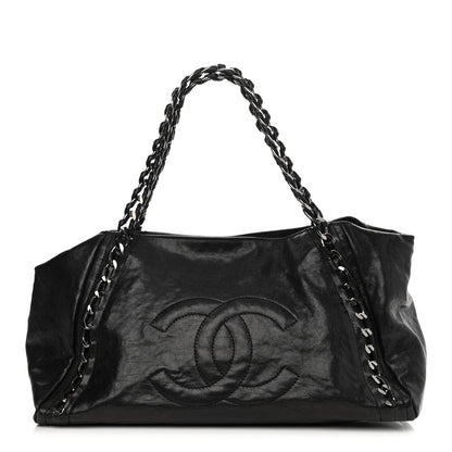Chanel Glazed Caviar East West Modern Chain Tote Black 1 of 11