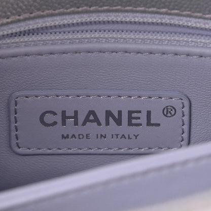 Chanel Iridescent Caviar Quilted Extra Mini Coco Handle Flap Purple 6 of 13
