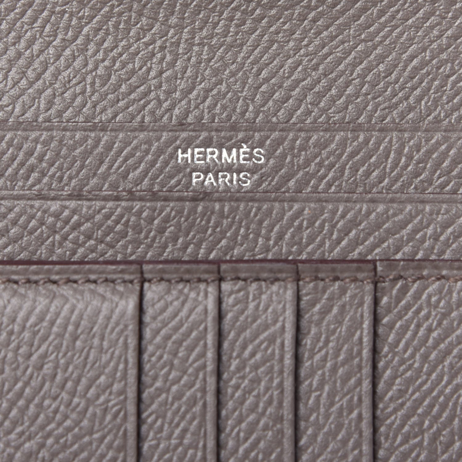 Hermes Epsom Bearn Compact Wallet Etain 6 of 7