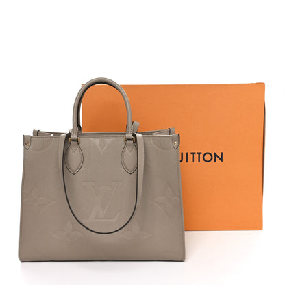 Louis Vuitton Empreinte Monogram Giant Onthego MM Tourterelle 10 of 10