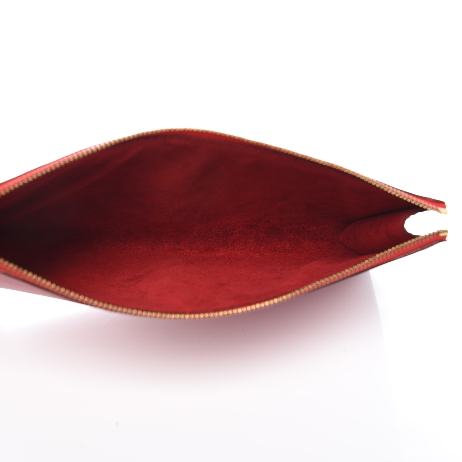 Louis Vuitton Epi Pochette Accessories 24 Castillan Red 5 of 8