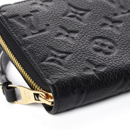 Louis Vuitton Empreinte Zippy Wallet Black 8 of 9