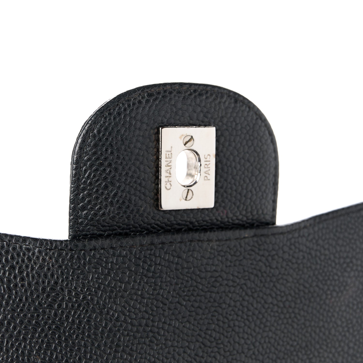 Chanel Caviar Quilted Jumbo Single Flap Black 7 of 13