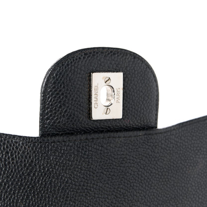 Chanel Caviar Quilted Jumbo Single Flap Black 7 of 13