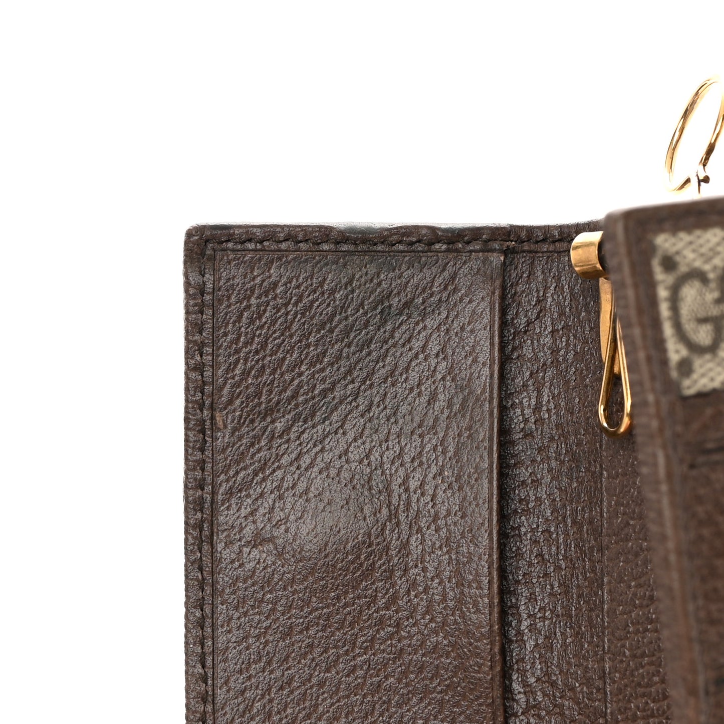 GG Supreme Monogram Web Ophidia 6 Key Holder Case Beige New Acero