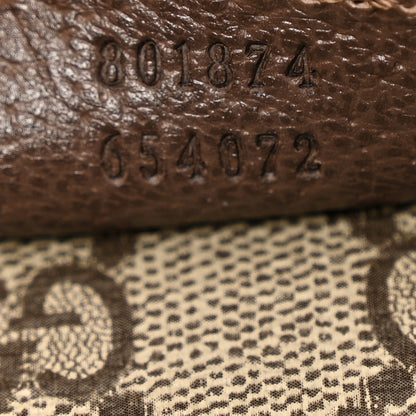 Gucci GG Supreme Monogram Aluminium Porter Medium Trolley Suitcase Beige Ebony Silver 6 of 13