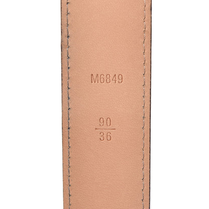Louis Vuitton Vernis LV Frame Belt 90 36 Amarante 6 of 11