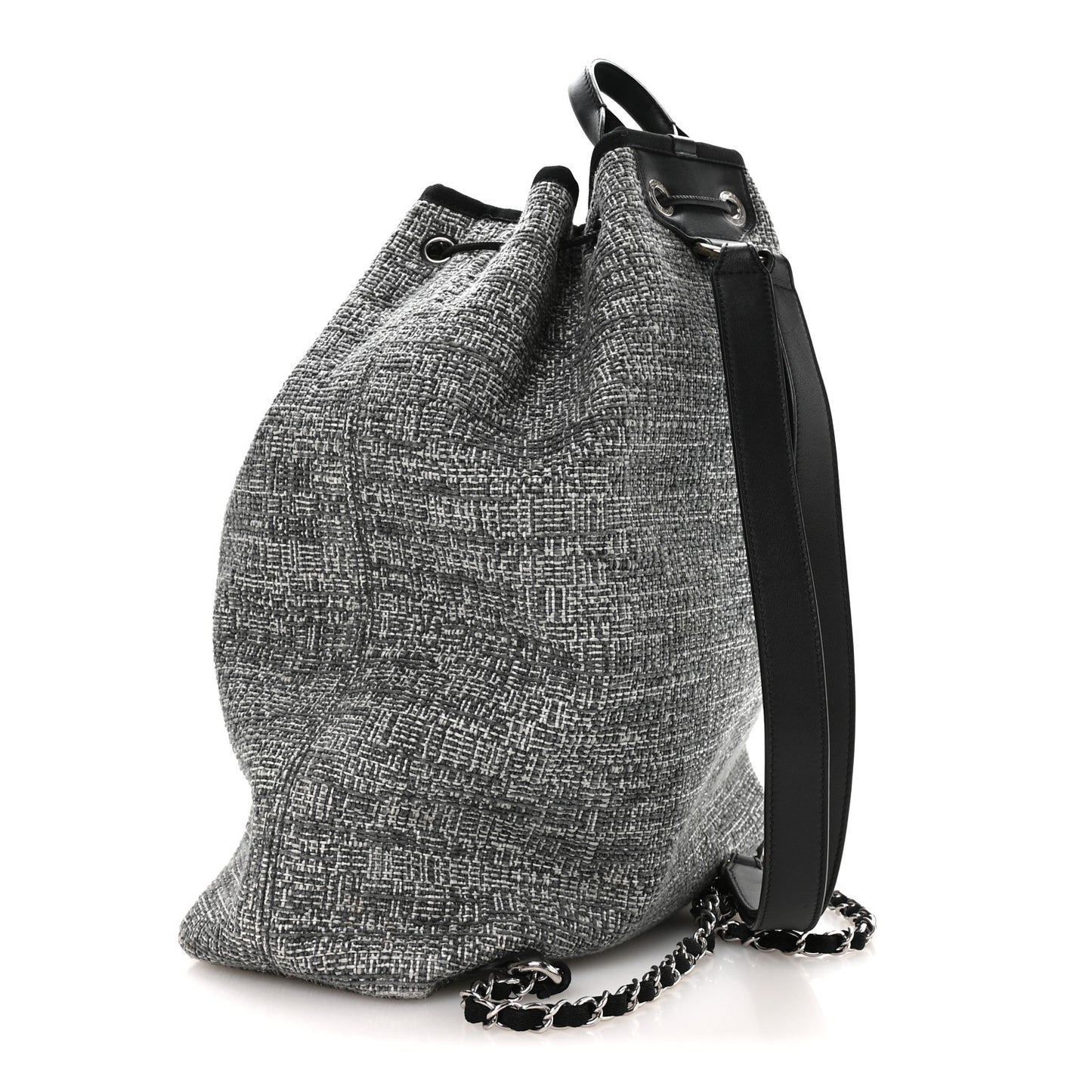 Canvas Large Deauville Backpack Charcoal
