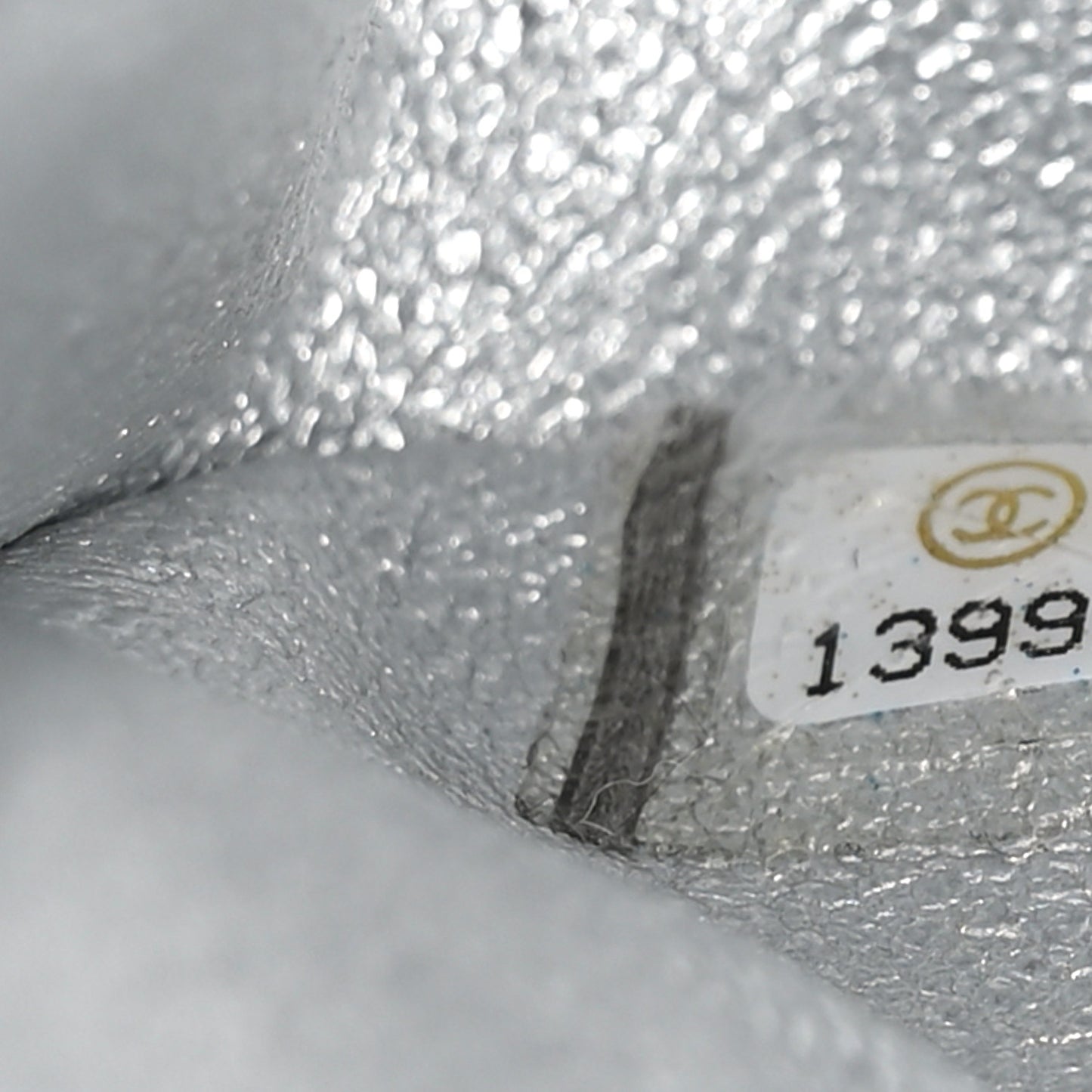Metallic Lambskin Quilted Maxi Single Flap Silver