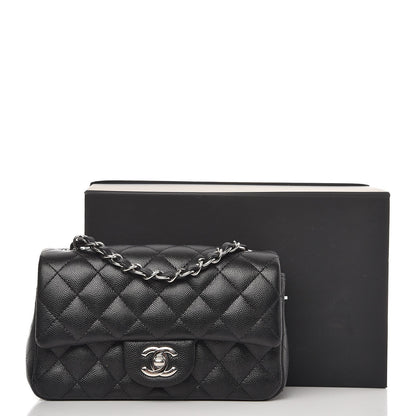 Chanel Caviar Quilted Mini Rectangular Flap Black 10 of 10