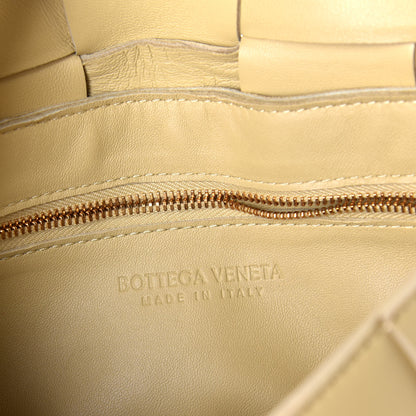 Bottega Veneta Lambskin Maxi Intrecciato Cassette Crossbody Bag Tapioca 6 of 8