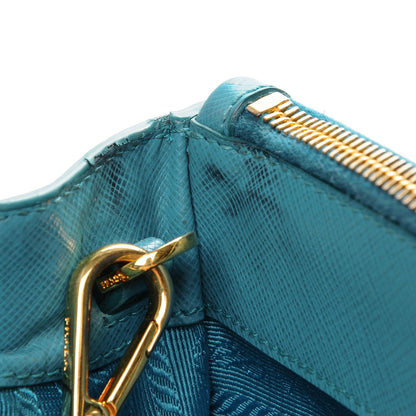 Prada Saffiano Large Galleria Double Zip Tote Turchese 8 of 10