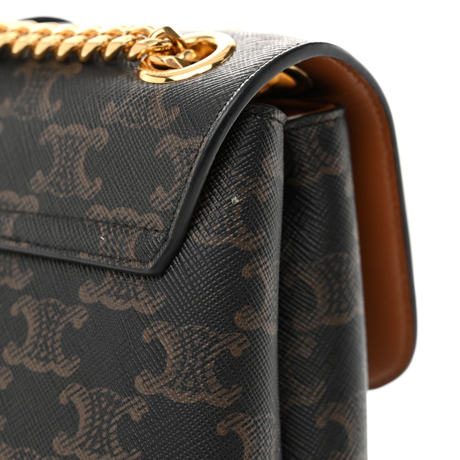 Celine Triomphe Canvas Medium Victoire Tan 11 of 11