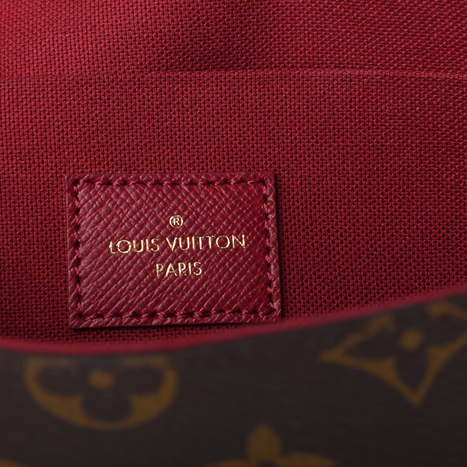 Louis Vuitton Monogram Pochette Felicie Chain Wallet Fuchsia 8 of 12
