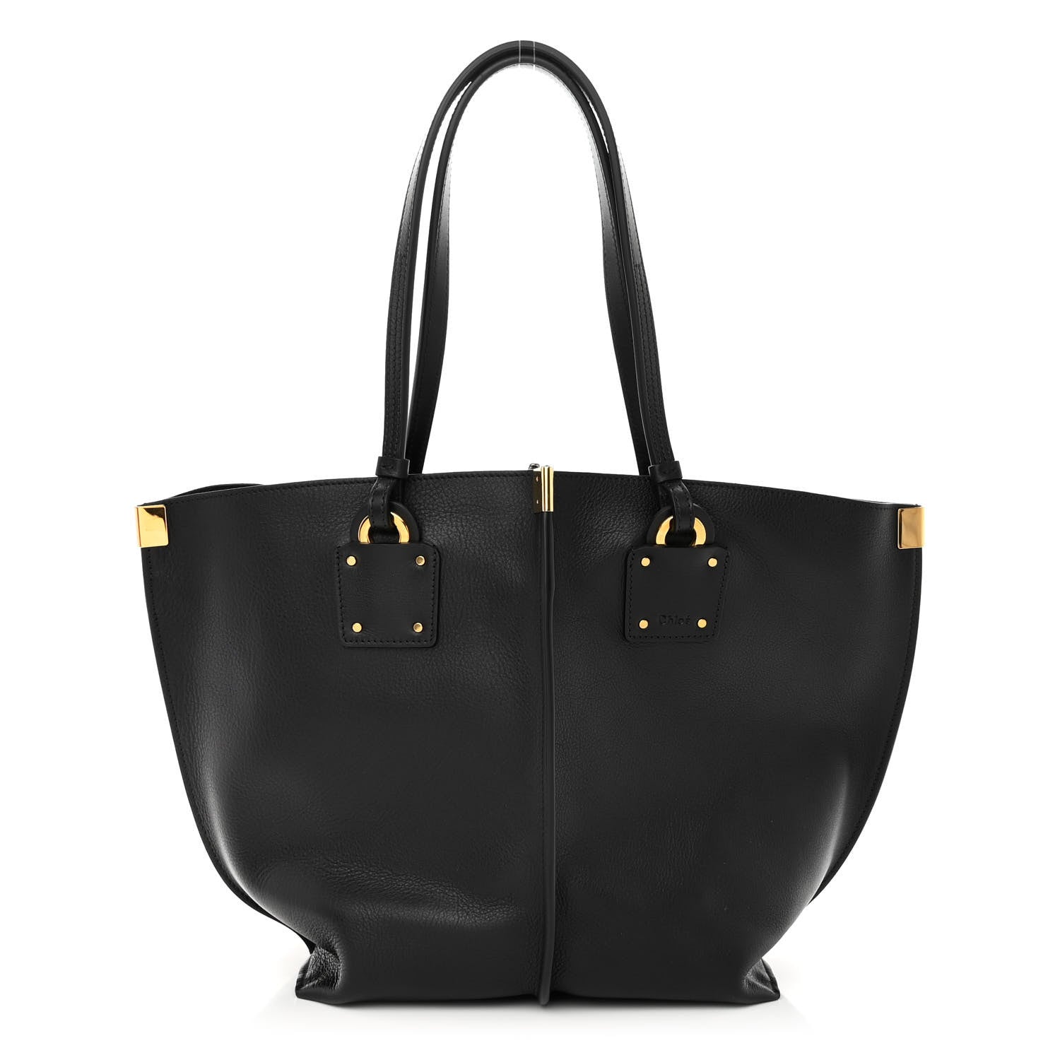 Chloe Smooth Calfskin Medium Vick Tote Black 3 of 10