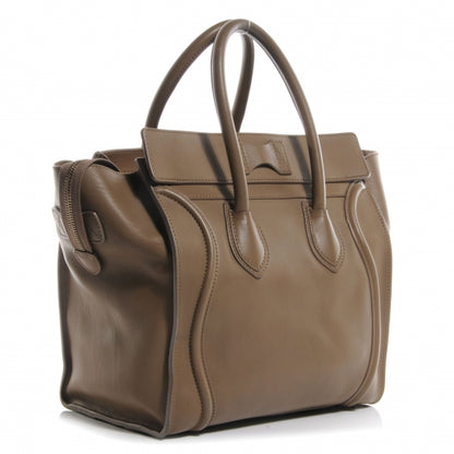 Celine Smooth Calfskin Mini Luggage Camel 3 of 9