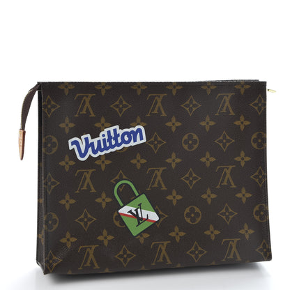 Louis Vuitton Monogram Travel Stickers Toiletry Pouch 26 2 of 7