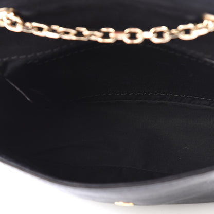 Chloe Grained Calfskin Crystal Mini Lily Crossbody Bag Black 4 of 11