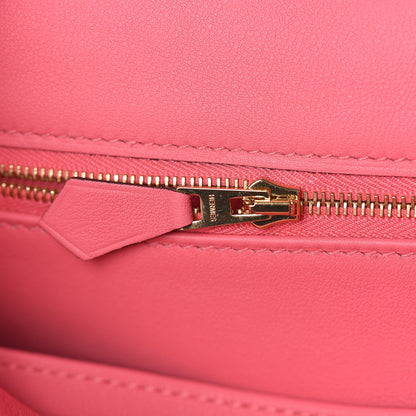Hermes Swift Kelly Retourne 25 Rose Azalee 11 of 42