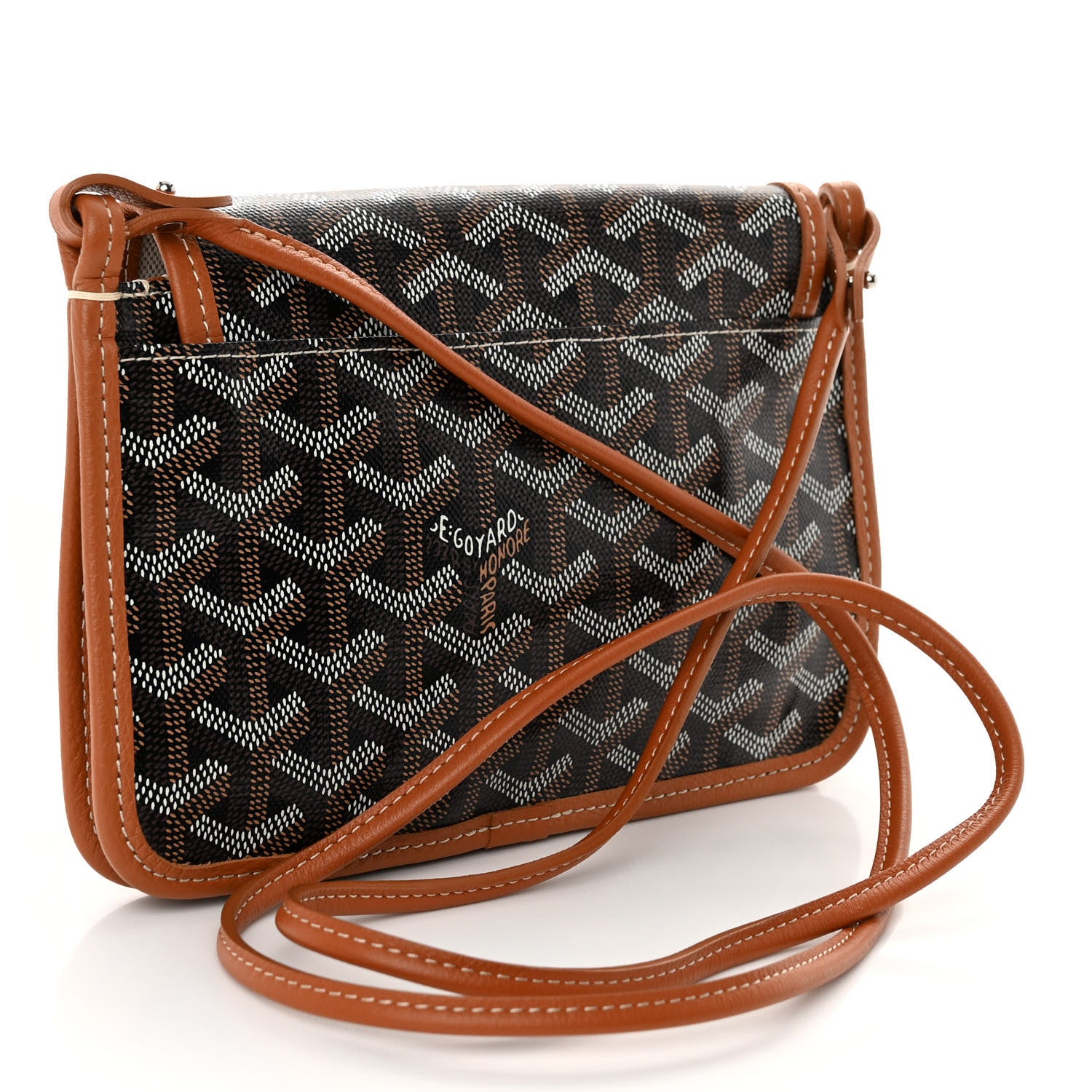 Goyard Goyardine Plumet Wallet Clutch Black Gold 3 of 9