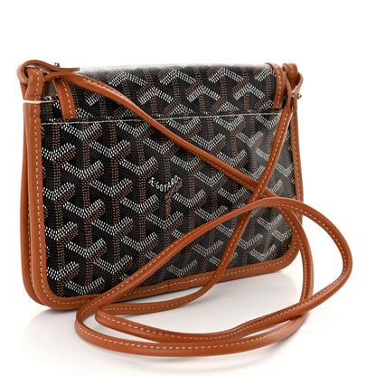 Goyard Goyardine Plumet Wallet Clutch Black Gold 3 of 9