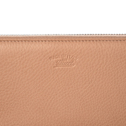 Gucci Cellarius Calfskin Bamboo Tassel Zip Around Wallet Camelia 8 of 9
