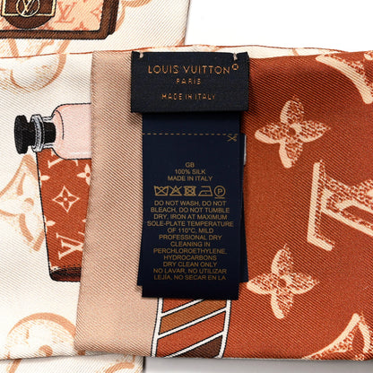 Louis Vuitton Silk Monogram Fall For You Bandeau Brown 3 of 3