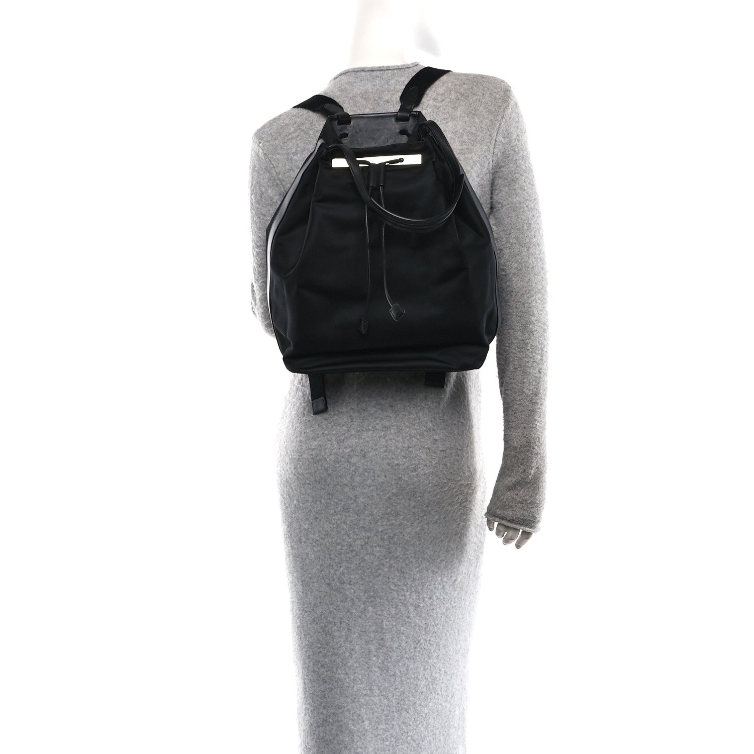 The Row Nylon Calfskin Backpack 11 Black 2 of 8