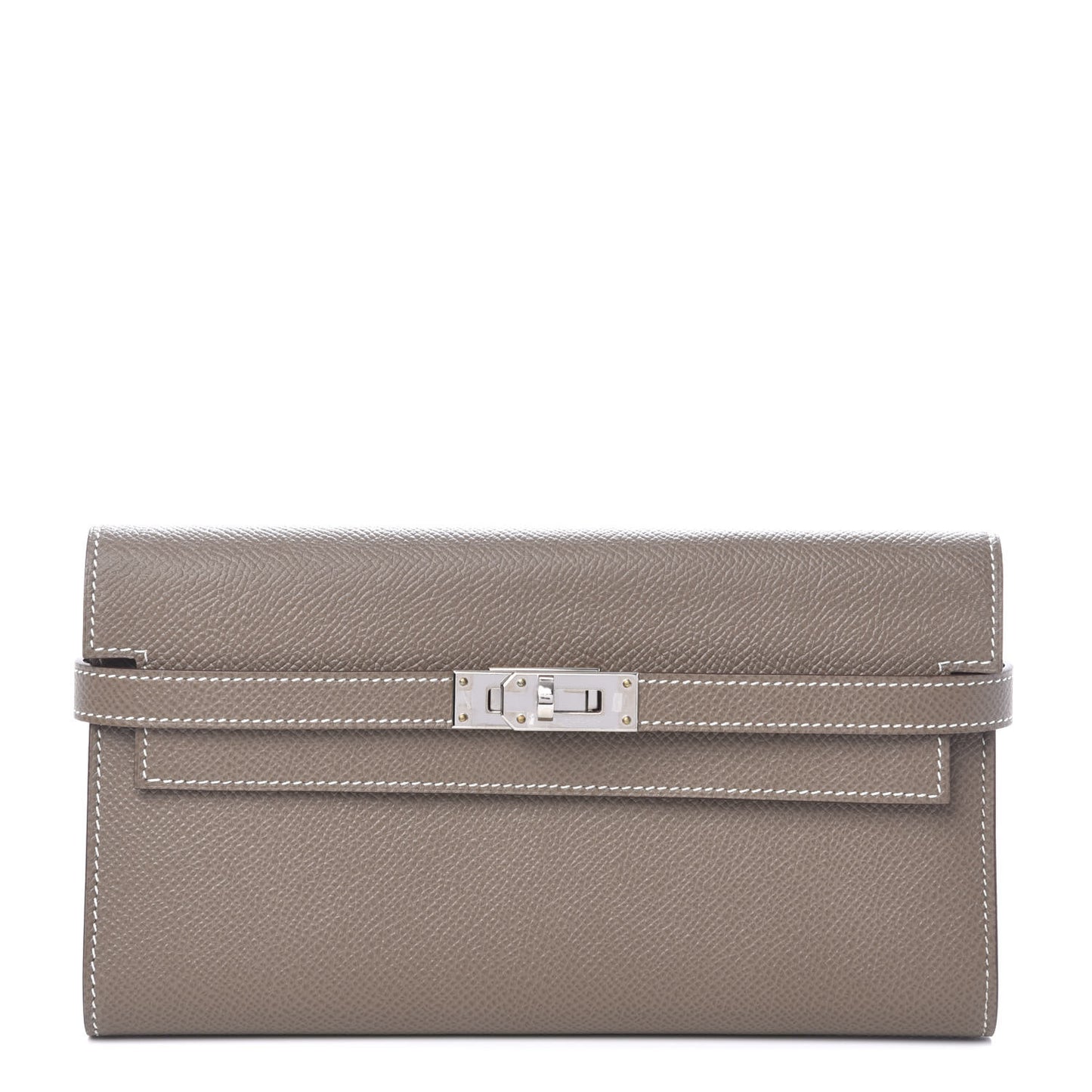 Epsom Kelly Longue Wallet Etoupe