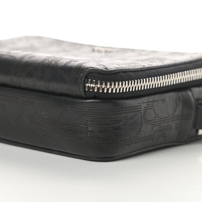 Christian Dior Calfskin Oblique Galaxy Perforated Messenger Black Multicolor 10 of 11