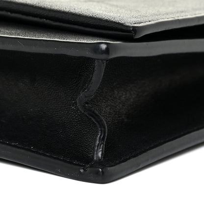 Saint Laurent Smooth Calfskin Classic Monogram Kate Heart Tassel Heart Chain Wallet Black 10 of 22